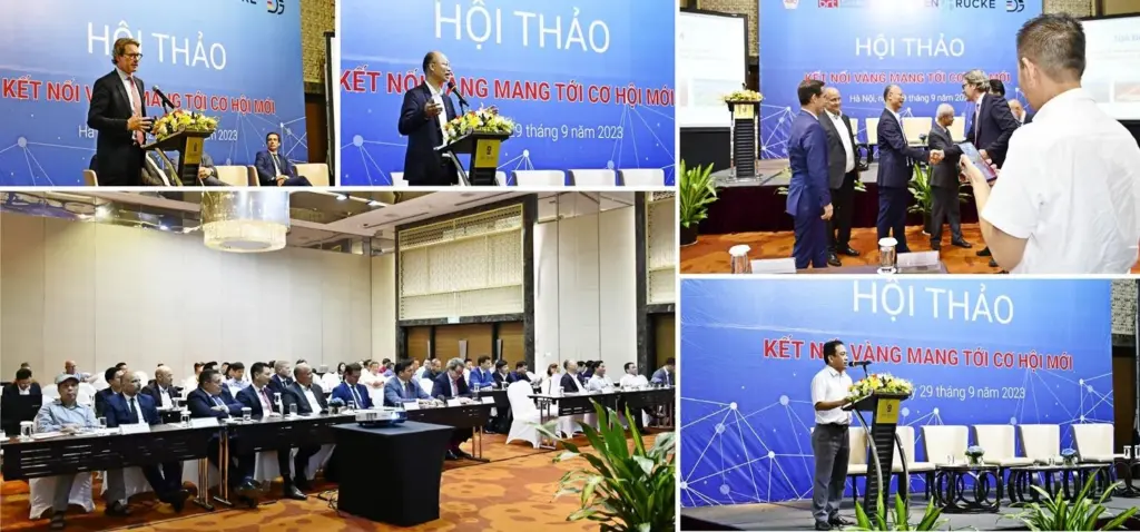 VIBM THAM GIA HỘI THẢO KẾT NỐI CƠ HỘI HỢP TÁC VỀ VẬT LIỆU CÔNG TRÌNH GIAO THÔNG VỚI CÁC ĐỐI TÁC ĐỨC