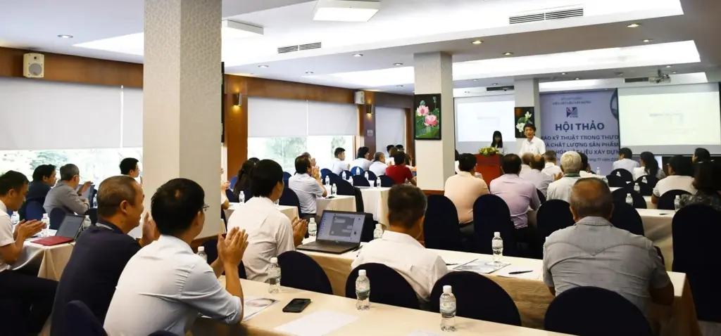 VIBM TỔ CHỨC HỘI THẢO HÀNG RÀO KỸ THUẬT TRONG THƯƠNG MẠI, CHẤT LƯỢNG, SẢN PHẨM HÀNG HOÁ VẬT LIỆU XÂY DỰNG