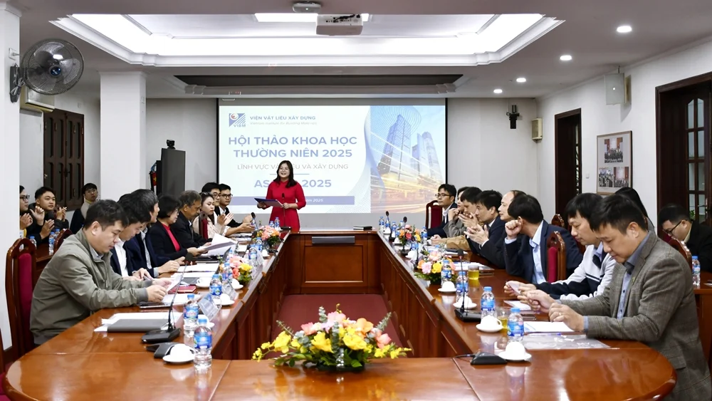 HỘI THẢO KHOA HỌC THƯỜNG NIÊN NĂM 2025 – LĨNH VỰC VẬT LIỆU VÀ XÂY DỰNG HỘI THẢO KHOA HỌC THƯỜNG NIÊN NĂM 2025 – LĨNH VỰC VẬT LIỆU VÀ XÂY DỰNG