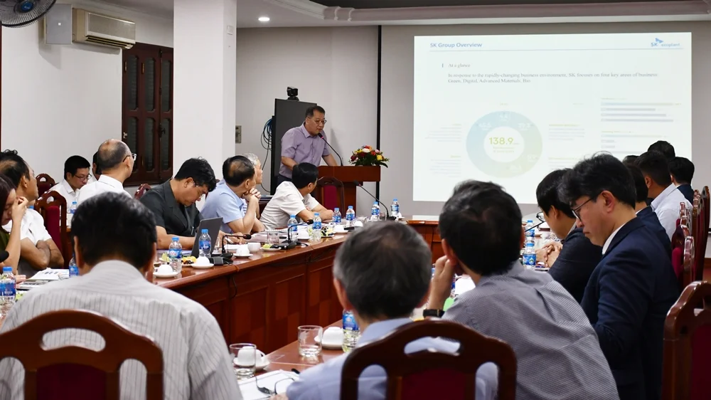 HỘI THẢO SẢN XUẤT GẠCH KHÔNG NUNG BẰNG CÔNG NGHỆ SẠCH, BỀN VỮNG CỦA HÀN QUỐC HỘI THẢO SẢN XUẤT GẠCH KHÔNG NUNG BẰNG CÔNG NGHỆ SẠCH, BỀN VỮNG CỦA HÀN QUỐC