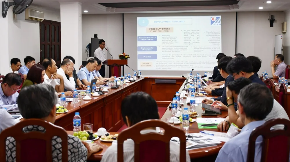 HỘI THẢO SẢN XUẤT GẠCH KHÔNG NUNG BẰNG CÔNG NGHỆ SẠCH, BỀN VỮNG CỦA HÀN QUỐC HỘI THẢO SẢN XUẤT GẠCH KHÔNG NUNG BẰNG CÔNG NGHỆ SẠCH, BỀN VỮNG CỦA HÀN QUỐC