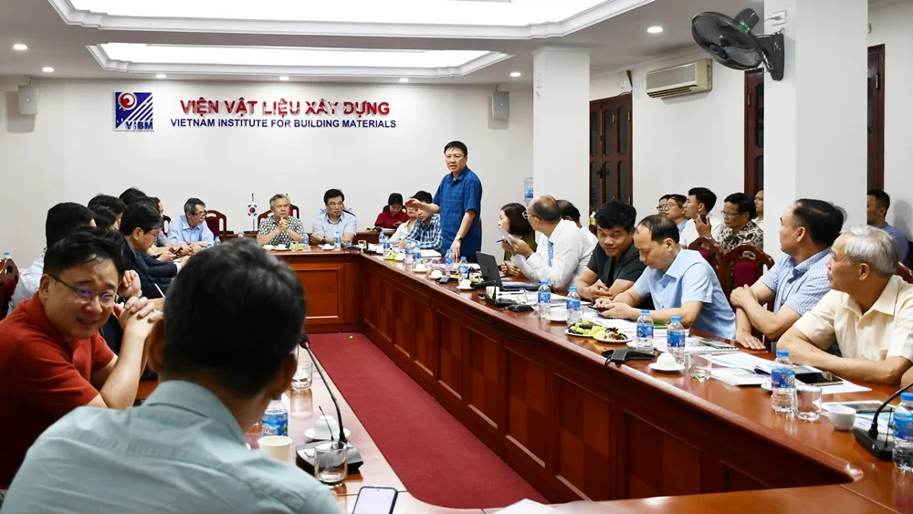 HỘI THẢO SẢN XUẤT GẠCH KHÔNG NUNG BẰNG CÔNG NGHỆ SẠCH, BỀN VỮNG CỦA HÀN QUỐC HỘI THẢO SẢN XUẤT GẠCH KHÔNG NUNG BẰNG CÔNG NGHỆ SẠCH, BỀN VỮNG CỦA HÀN QUỐC
