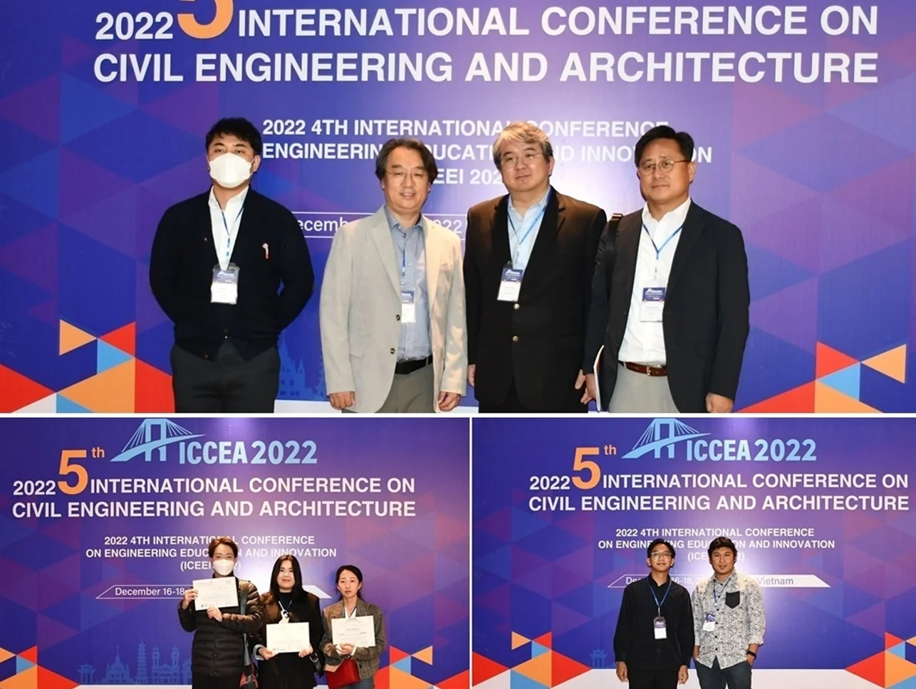 HỘI NGHỊ QUỐC TẾ LẦN THỨ 5 VỀ XÂY DỰNG VÀ KIẾN TRÚC (ICCEA 2022) VÀ HỘI NGHỊ QUỐC TẾ LẦN THỨ 4 VỀ ĐÀO TẠO VÀ ĐỔI MỚI KỸ THUẬT (ICEEI 2022)
