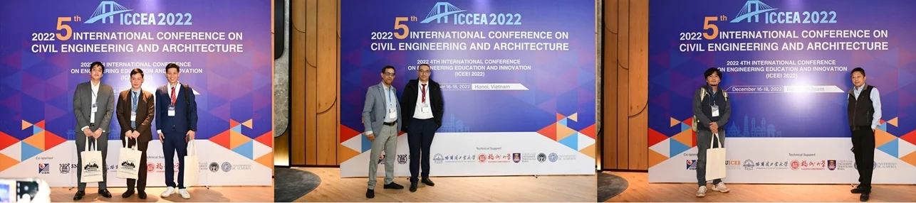 HỘI NGHỊ QUỐC TẾ LẦN THỨ 5 VỀ XÂY DỰNG VÀ KIẾN TRÚC (ICCEA 2022) VÀ HỘI NGHỊ QUỐC TẾ LẦN THỨ 4 VỀ ĐÀO TẠO VÀ ĐỔI MỚI KỸ THUẬT (ICEEI 2022)