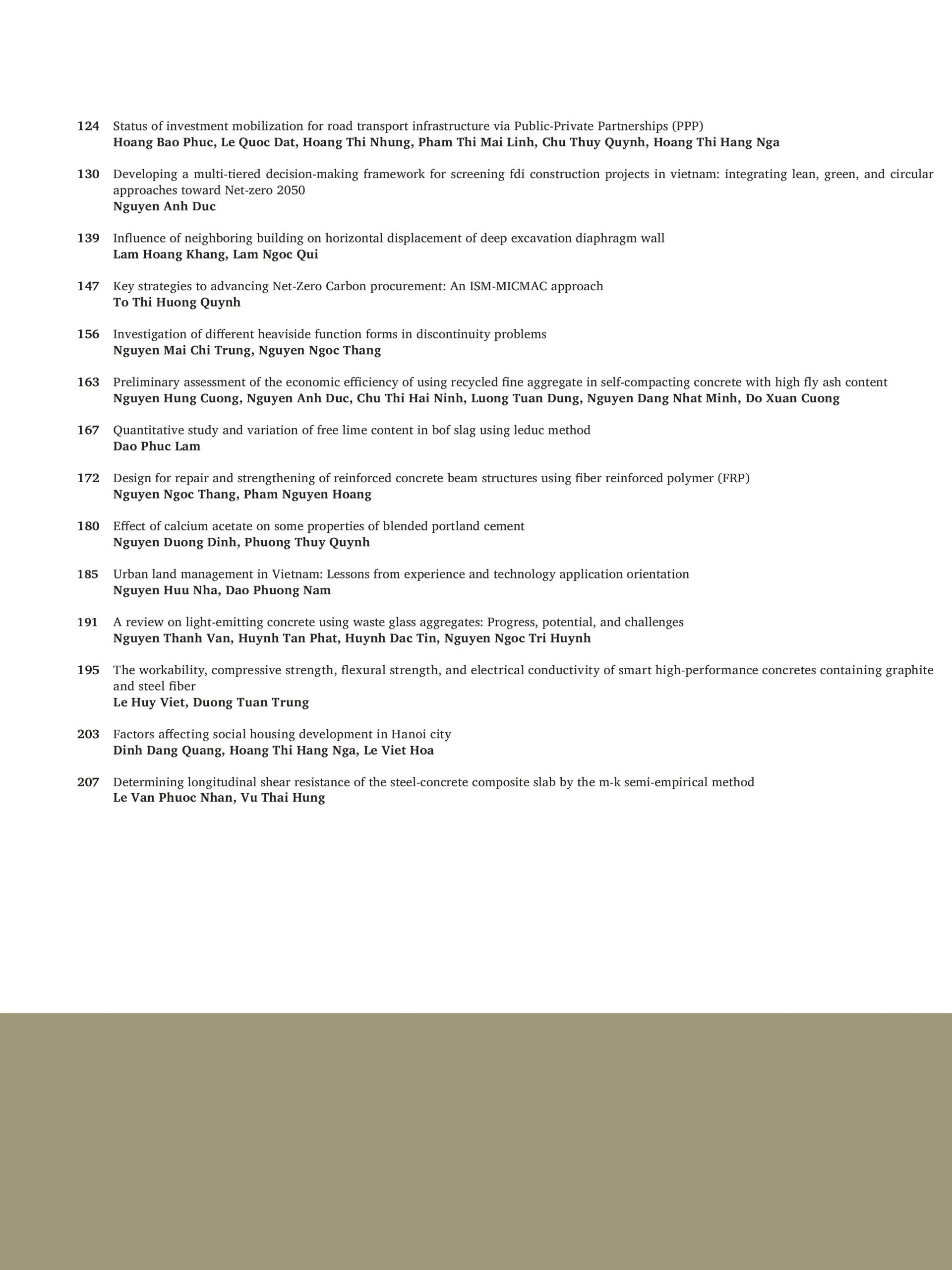 Journal of Materials and Construction Vol. 15 No. 01 (2025)
