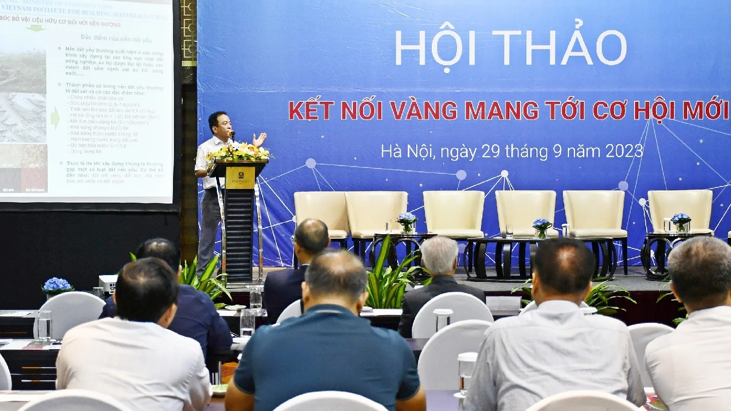 VIBM THAM GIA HỘI THẢO KẾT NỐI CƠ HỘI HỢP TÁC VỀ VẬT LIỆU CÔNG TRÌNH GIAO THÔNG VỚI CÁC ĐỐI TÁC ĐỨC