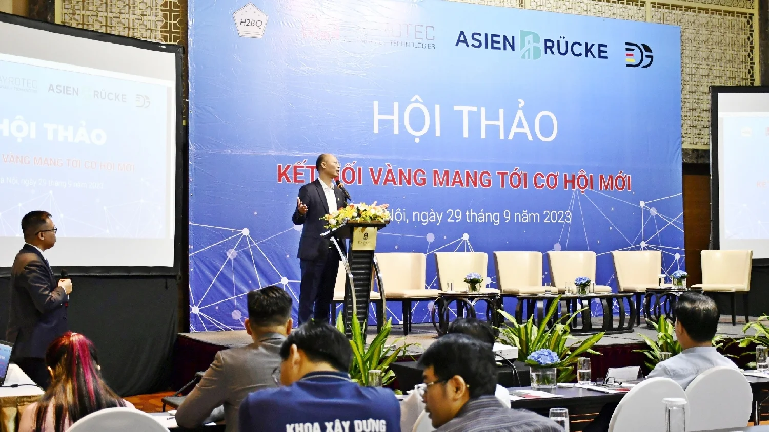 VIBM THAM GIA HỘI THẢO KẾT NỐI CƠ HỘI HỢP TÁC VỀ VẬT LIỆU CÔNG TRÌNH GIAO THÔNG VỚI CÁC ĐỐI TÁC ĐỨC