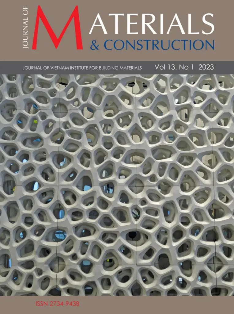 Journal of Materials and Construction Vol. 13 No. 01 (2023)