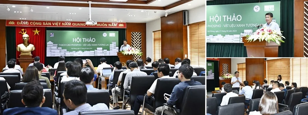 HỘI THẢO “THẠCH CAO PHOSPHO – VẬT LIỆU XANH TƯƠNG LAI HỘI THẢO “THẠCH CAO PHOSPHO – VẬT LIỆU XANH TƯƠNG LAI
