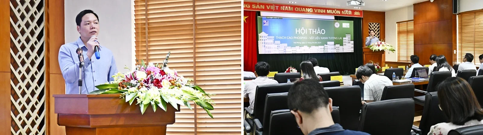 HỘI THẢO “THẠCH CAO PHOSPHO – VẬT LIỆU XANH TƯƠNG LAI HỘI THẢO “THẠCH CAO PHOSPHO – VẬT LIỆU XANH TƯƠNG LAI