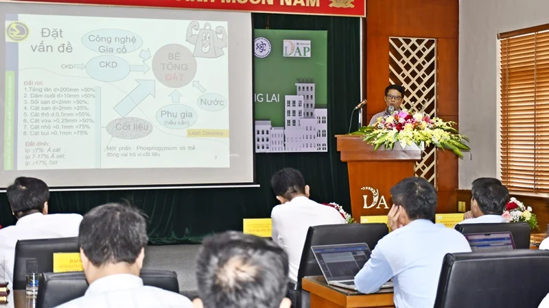 HỘI THẢO “THẠCH CAO PHOSPHO – VẬT LIỆU XANH TƯƠNG LAI HỘI THẢO “THẠCH CAO PHOSPHO – VẬT LIỆU XANH TƯƠNG LAI