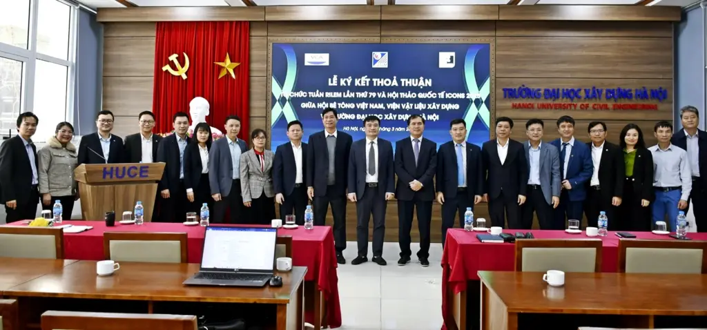 VIBM THAM GIA TUẦN RILEM LẦN THỨ 79 VÀ HỘI THẢO QUỐC TẾ ICONS 2025 VỚI VAI TRÒ ĐỒNG TỔ CHỨC