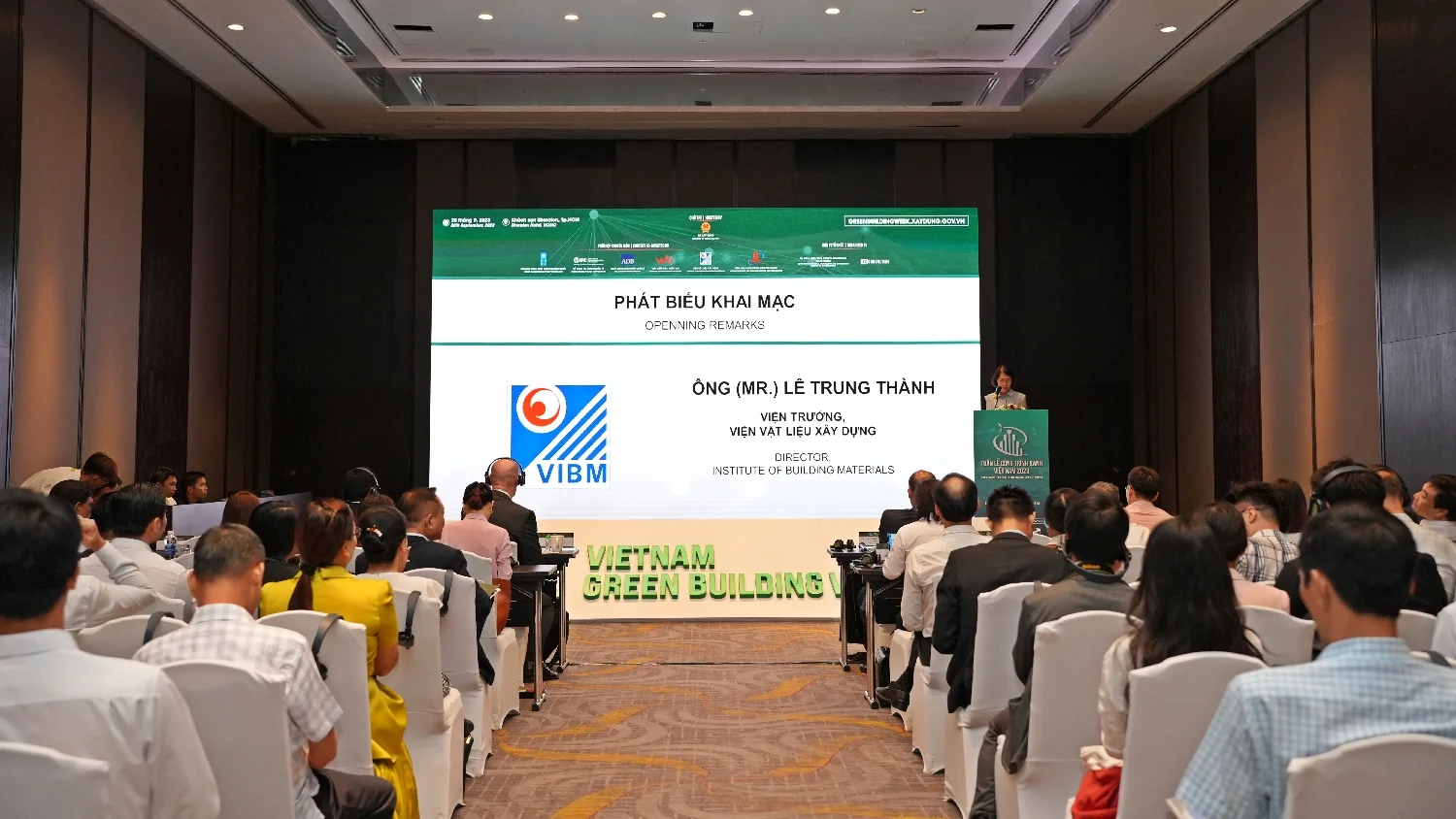 VIBM THAM GIA TỔ CHỨC TUẦN LỄ CÔNG TRÌNH XANH VIỆT NAM 2023 VIBM THAM GIA TỔ CHỨC TUẦN LỄ CÔNG TRÌNH XANH VIỆT NAM 2023