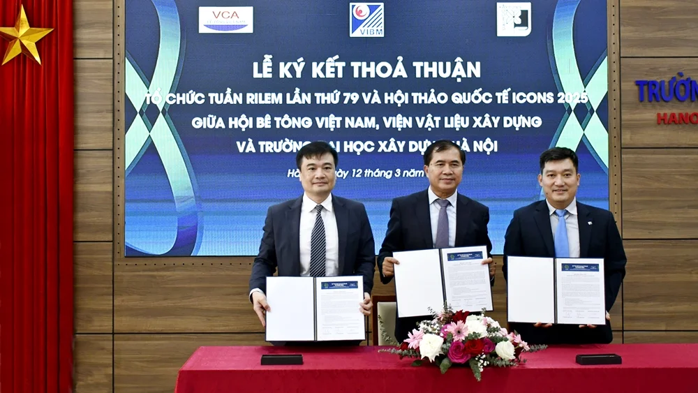 VIBM THAM GIA TUẦN RILEM LẦN THỨ 79 VÀ HỘI THẢO QUỐC TẾ ICONS 2025 VỚI VAI TRÒ ĐỒNG TỔ CHỨC VIBM THAM GIA TUẦN RILEM LẦN THỨ 79 VÀ HỘI THẢO QUỐC TẾ ICONS 2025 VỚI VAI TRÒ ĐỒNG TỔ CHỨC
