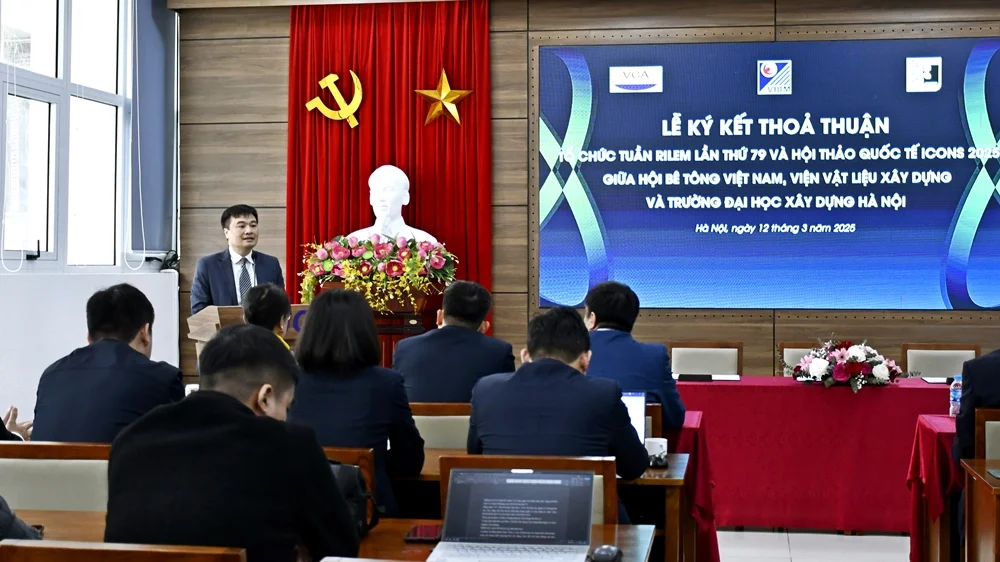 VIBM THAM GIA TUẦN RILEM LẦN THỨ 79 VÀ HỘI THẢO QUỐC TẾ ICONS 2025 VỚI VAI TRÒ ĐỒNG TỔ CHỨC VIBM THAM GIA TUẦN RILEM LẦN THỨ 79 VÀ HỘI THẢO QUỐC TẾ ICONS 2025 VỚI VAI TRÒ ĐỒNG TỔ CHỨC