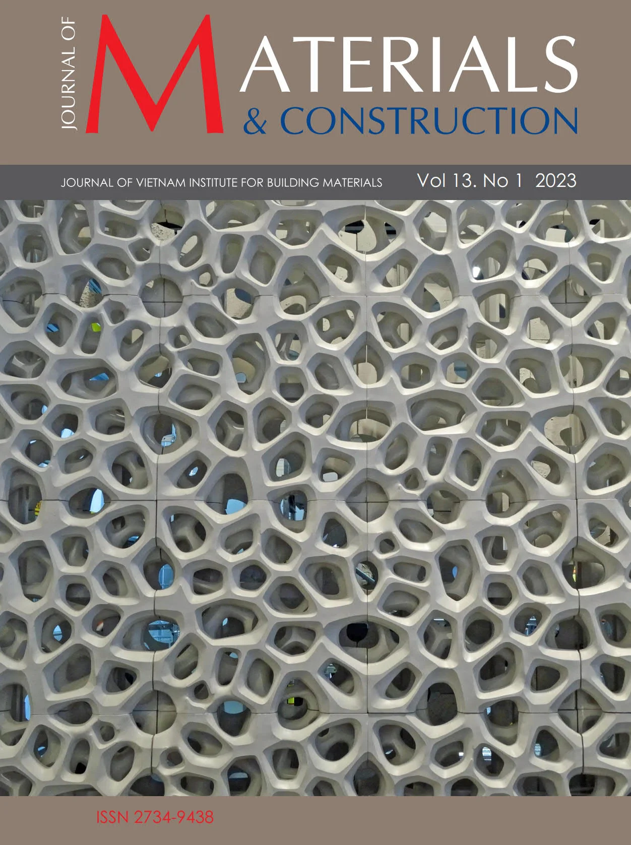 Journal of Materials and Construction Vol. 13 No. 01 (2023)