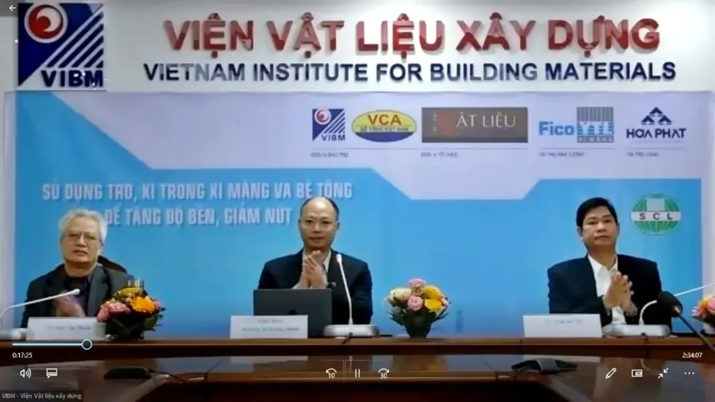 Hội thảo Chuyên đề “Sử dụng tro, xỉ trong bê tông và xi măng để tăng độ bền, giảm nguy cơ nứt, sản xuất vật liệu xây dựng chất lượng cao”